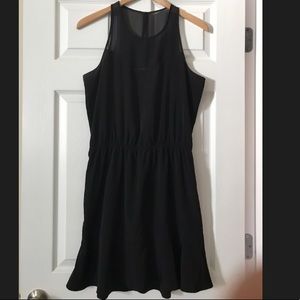 Like new, black Express satin dress